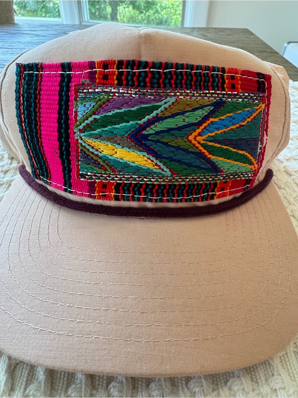 HEC STUDIO one of a kind hand sewn Richardson hat - Picture 2 of 3